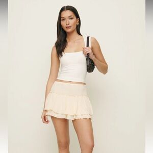 Reformation Adina Low Waist Skirt